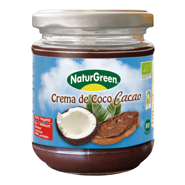 Crema de Coco Cacao - 200 gr.