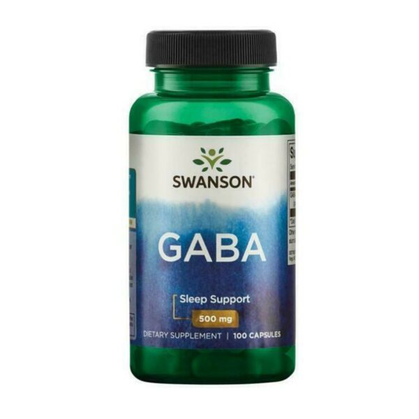 Swanson GABA 500 mg. - 100 caps.