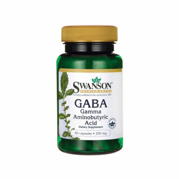 Swanson GABA 250 mg. - 60 caps.