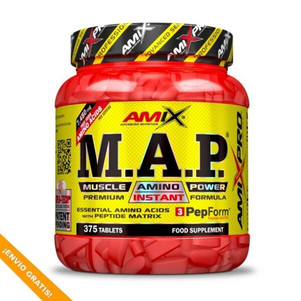 M.A.P.® MUSCLE AMINO POWER - 375 tabs.