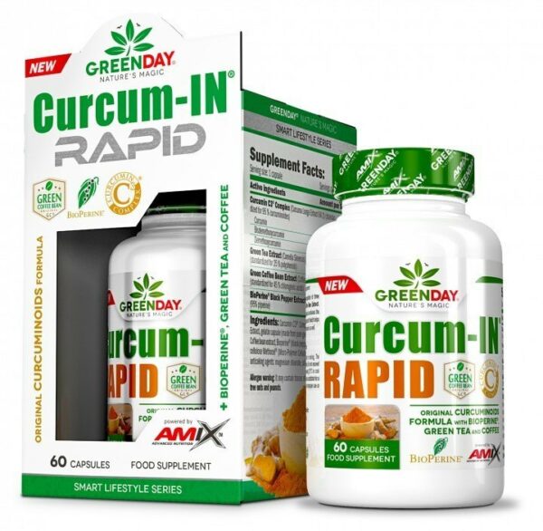 GreenDay® Curcum-IN® Rapid - 60 caps.