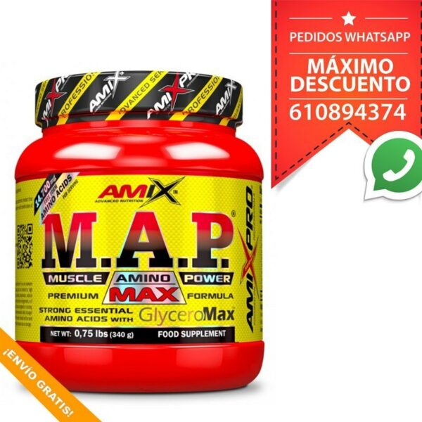 M.A.P.® MUSCLE AMINO POWER WITH GLYCEROL® - 340 g
