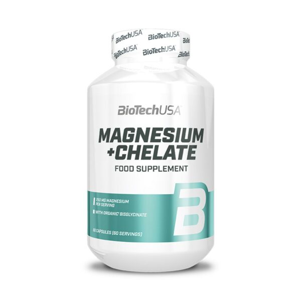 BiotechUSA Magnesium + Chelate - 60 caps.