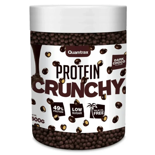 Quamtrax PROTEIN CRUNCHY - 500 g dark choco