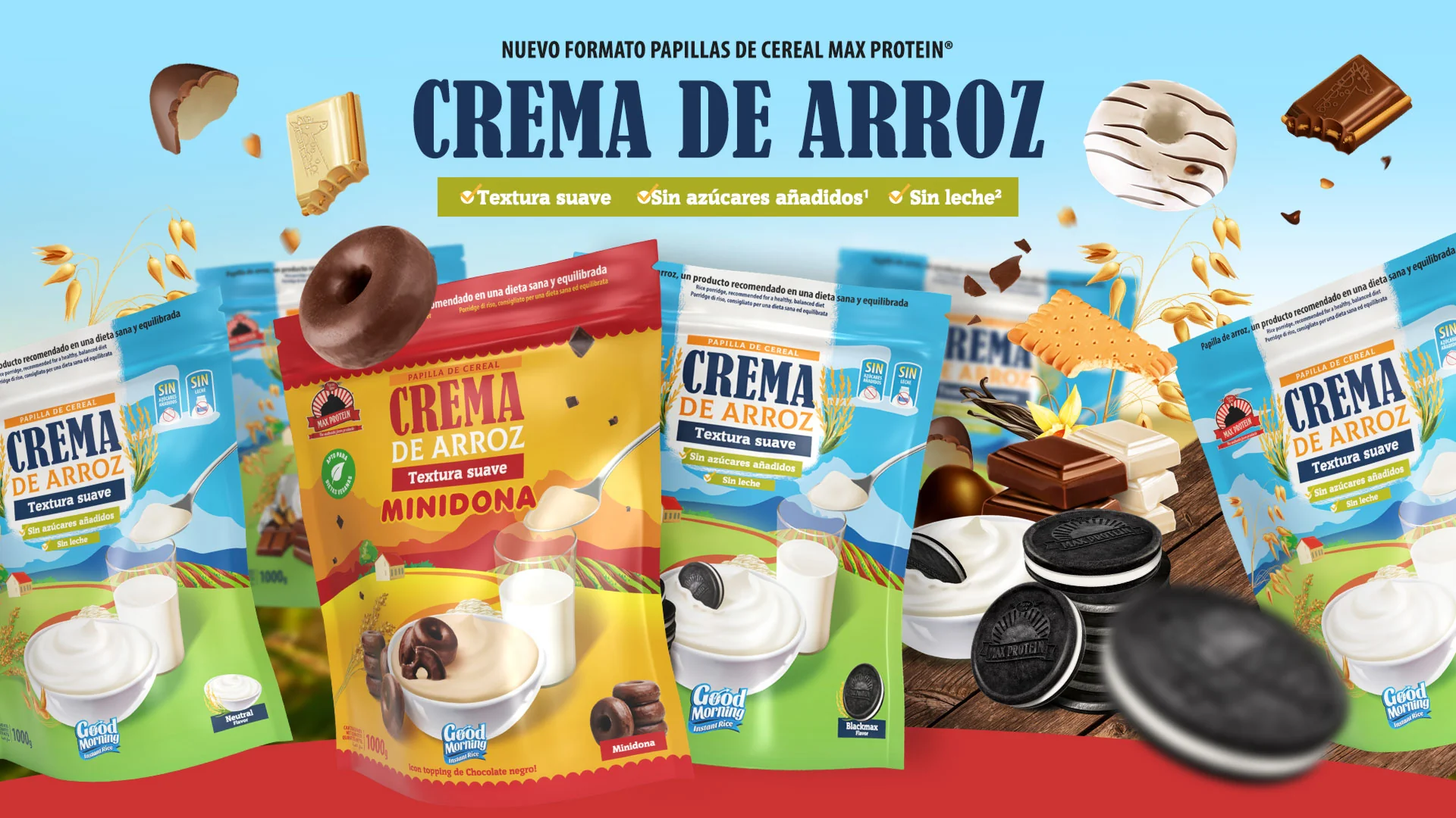 Max Protein Crema de Arroz - 1Kg cabecera