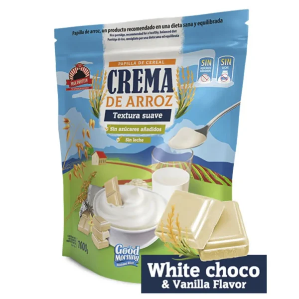 Max Protein Crema de Arroz - 1Kg white choco & vanilla