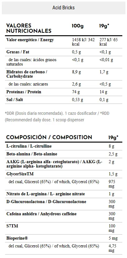 ZOOMAD LABS MOONSTRUCK GLOW - 494g composicion acid bricks