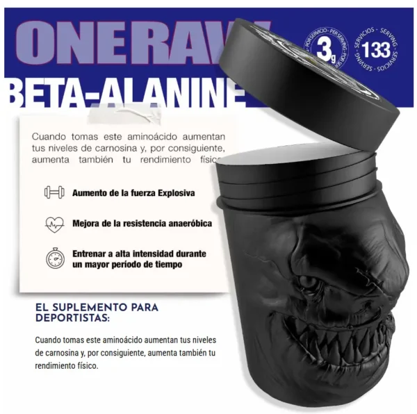 ZOOMAD LABS ONE RAW Beta Alanine - 400g imagen 1